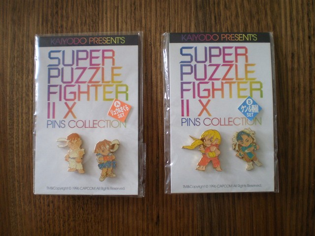 Super Puzzle Fighter II X Pin Collection - Set A & B
