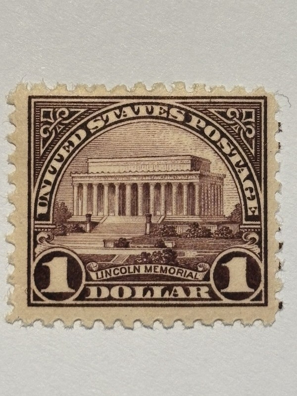 US STAMP SCOTT #571 $1.00 Lincoln Memorial - MINT NH SEE IMAGES!  