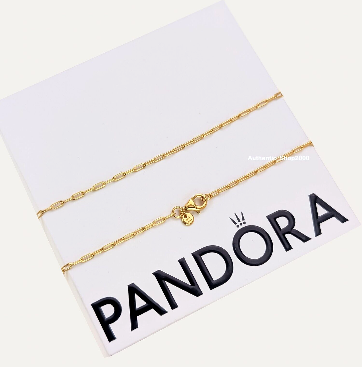 Link Chain Necklace Pandora Choker With Charm NEW 100% Authentic