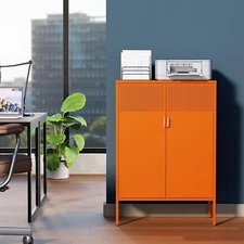 Elegro 47"H Metal Cabinet w/Ventilation, Magnetic, Adjustable Feet,Multi-Color