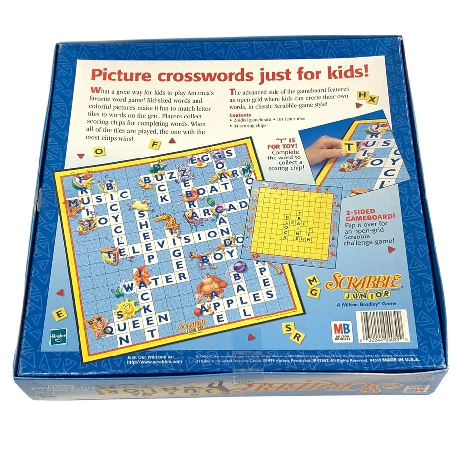 scrabble-junior-board-game-hasbro-milton-bradley-game-used-good
