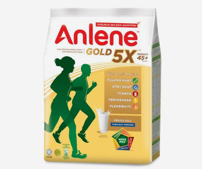 1 Pack of Anlene Gold 5X Milk Powder 1kg for Adult 45+ Stronger Bones Fast Ship