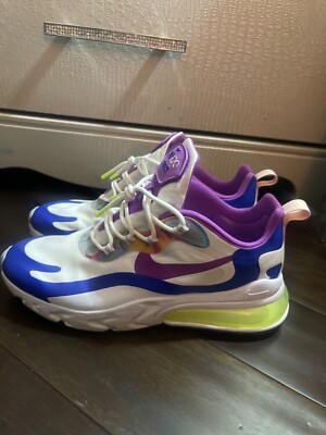 Size Nike Air Max 270 React Royal blue and purple Great