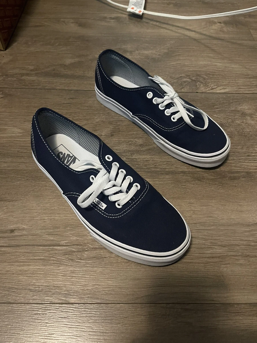 Dark Blue Authentic Vans Men's US 9