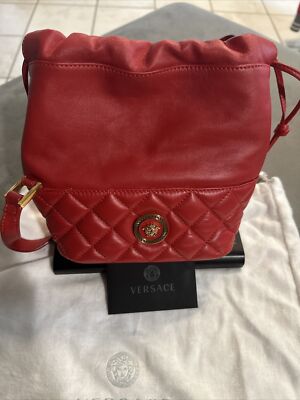GIANNI VERSACE DAMEN TASCHE ECHT LEDER Pochette unbenutzt!!!