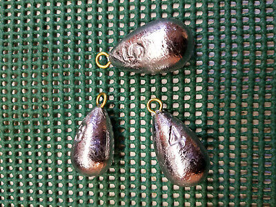 brass eyes quantity of 7/12/25/50/100/250 FREE SHIPPING 2 oz bell sinkers