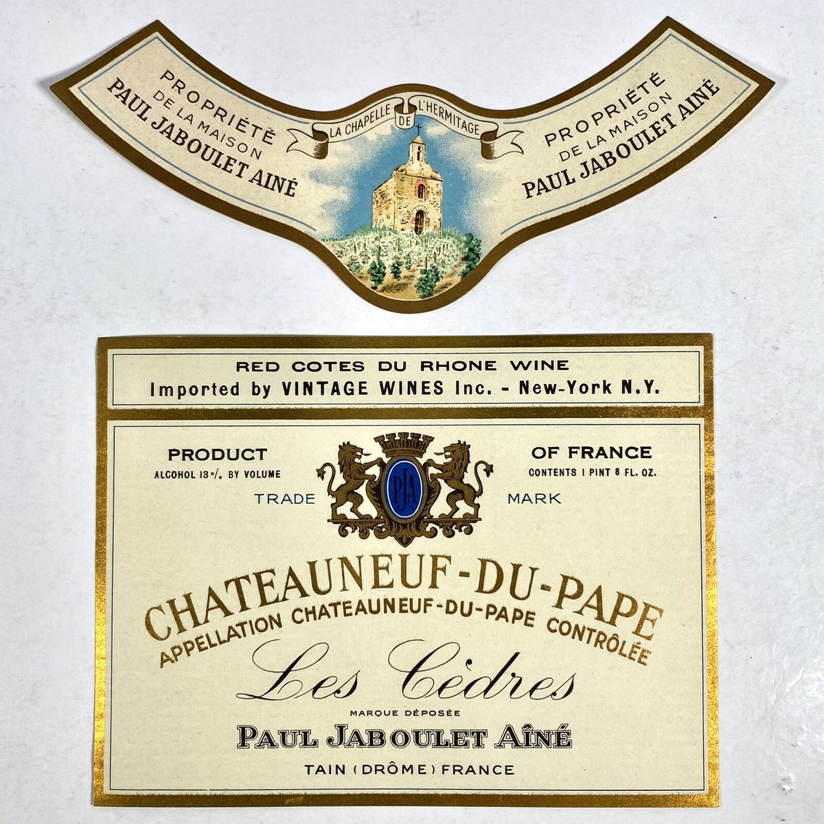 Chateauneuf-Du-Pape Les Cèdres Vintage France Red Paul Jaboulet
