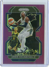 2022 Panini Prizm WNBA ARIKE OGUNBOWALE #139 PURPLE PRIZM WINGS #84/99