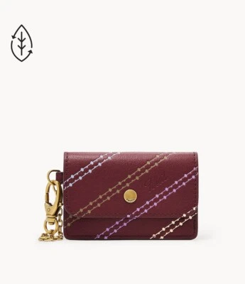 Porta Carte di Credito Donna FOSSIL VALERIE SL6544640 Pelle Bordeaux