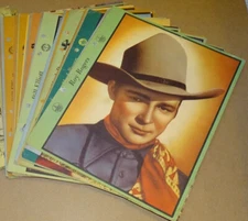 1940s Western Movie Stars Dixie Lid 8x10 Premium Color Photos- Your Choice of 24