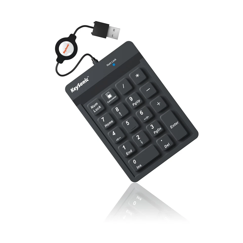 KeySonic ACK-118 Touchpad NUMLOCK Silikon 22084 B-Ware