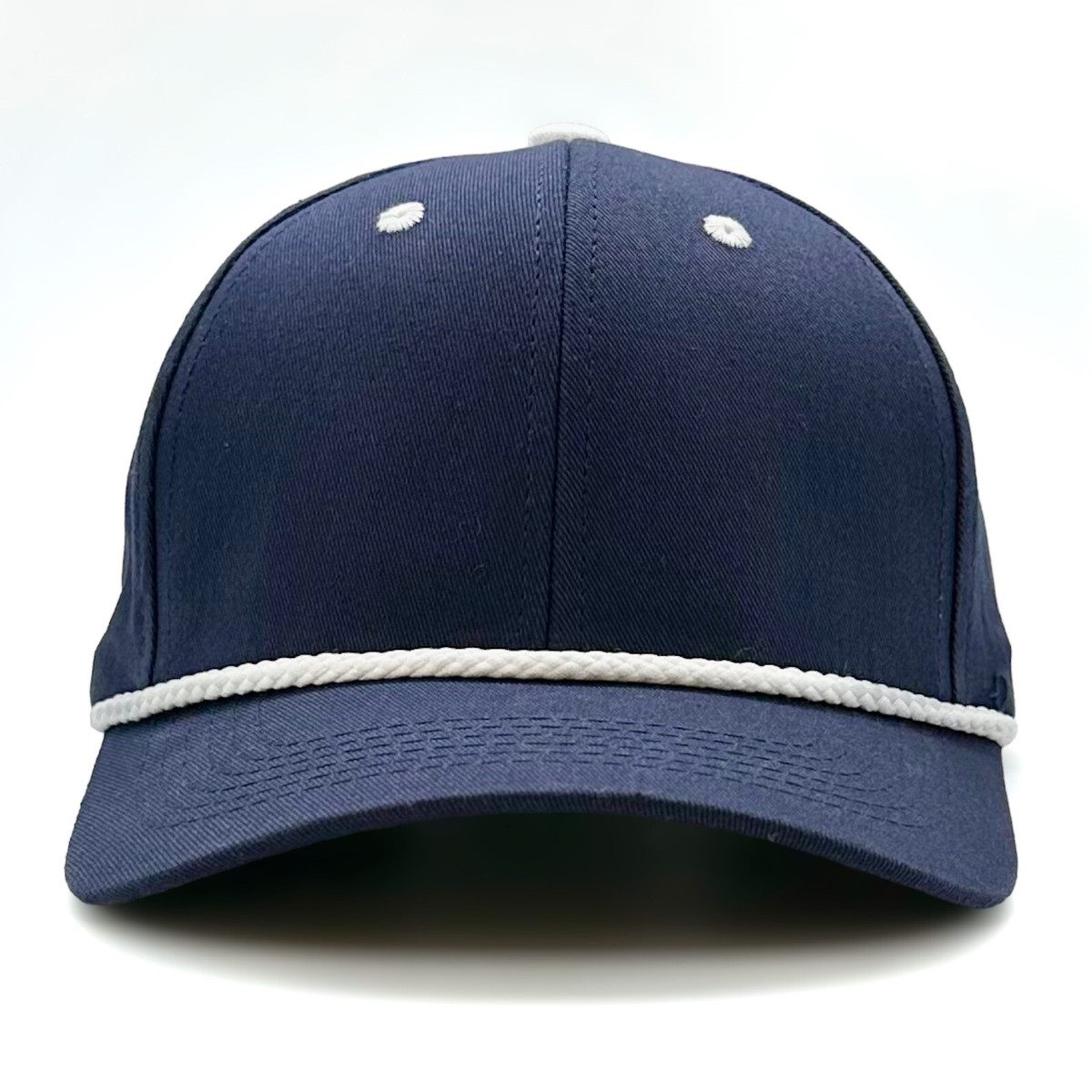 San Sun Headwear Blue BLANK Rope Trucker Hat 90s VINTAGE Cap DEADSTOCK x2 Vintage San Sun Blank Plain Blue & White One Size Adult Snap  main image 4