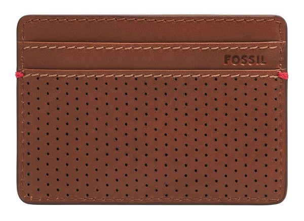 Fossil Rennsport Card Case Kartenhalter Medium Brown Braun Neu-image