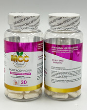 Boric Acid Suppositories Vaginal Suppository Intimate pH Balance Odor Control