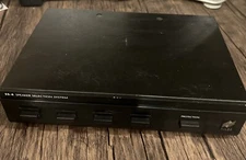 Niles SS-4 Black Four Position Screwless Connector Speaker Selection System -B02