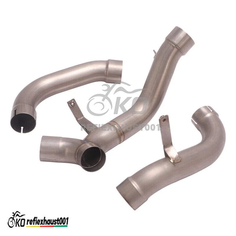 Tubo de conexión de aleación de titanio para Ducati Multistrada 1200/S 2010-2014 tubo medio Foto 3 de 4