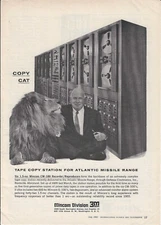 1963 3M Mincom Division Print Ad ~ Recorder/Reproducer Tape Copy Stations