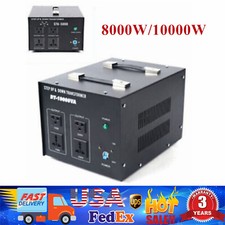8000W/10000W Voltage Converter Transformer Step Up  Down 110V to/from 220V NEW