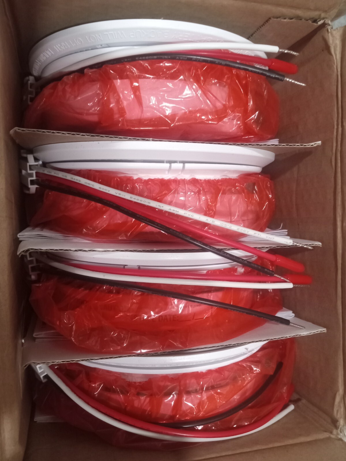 4 x Kidde Firex i4618 Hardwired / 9v Smoke Alarm/ Detectors Contractor