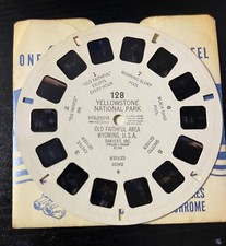 Yellowstone National Park Old Faithful Area WY View-Master Reel 128, Single Reel