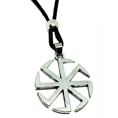 LUTAKU Kolovrat Collier avec pendentif mythologie slave