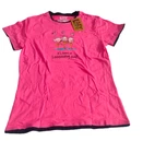 Lazyone Women Pyjama Tops T-Shirts Ladies Nightwear Loong Day Flamingo D66
