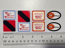 Hubley Mighty Metal Hubley Tiny Town Towing Sticker Assortment