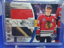 2020-21 SP Game Used All Starr Banner Year Patrick Kane Chicago Blackhawks 
