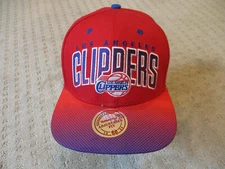 LA Clippers Mitchell & Ness Hardwood Classics Snapback Hat Cap *