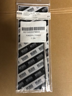 Boss 10-4109 Tissue Pinzette Tiss Forceps 1x2 tth std patt 5 1/2 ''