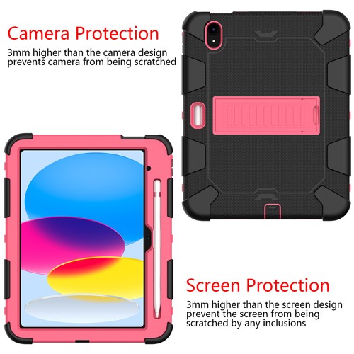 For iPad 10th Mini6 8th Air4 5 10.2 Pro 11 10.5 Shockproof Hard Stand Case Cover - Picture 42 of 90