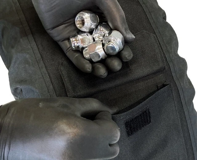 HKS MOTORSPORT Tire Tote Cover Storage Bag Oil Color 51007-AK554 4 Pcs Set JDM Foto 3 de 4