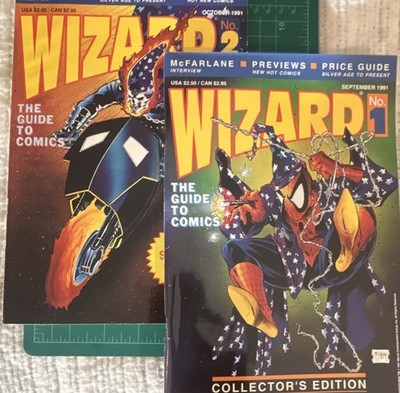 Wizard: The Guide to Comics Magazine Lot 1 & 2 ADDED! Wizard235 LAST ISH!!1991