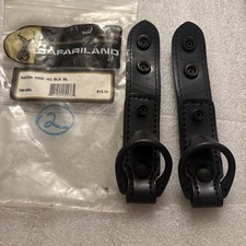 Safariland Police Baton Ring 766-9BL One Snap Double Button Duty Gear