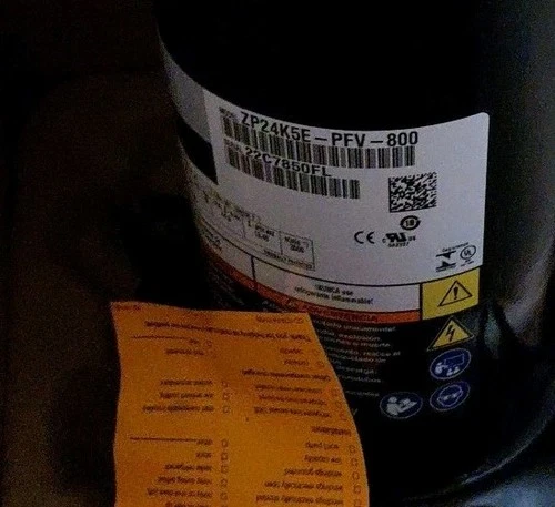 Copeland Scroll Compressor MODEL # ZP24K5E -PFV - 800. 220v single phase