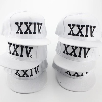New Bruno Mars 24k Magic Baseball Cap Black and Red Hat Hip Hop