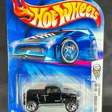 Hot Wheels 2004 First Editions Hummer H3T Black Pickup Truck Diecast 60/100