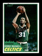 1981 Topps #5 Cedric Maxwell   NM/NM+ X3694480