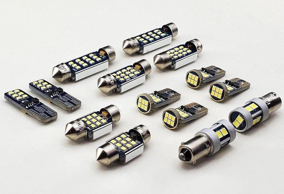 LED interior light bulb set for TESLA Roadster Roadster 2006–2012, 12 pcs kit - Image 2 of 4