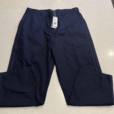 $80 Mens SIze 38 Adidas Originals Straight Leg Skate Chino Pants Blue NWT