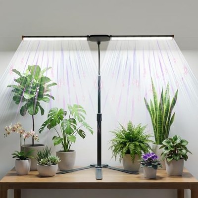 Grow Light for Indoor Plant, 6000K Full Spectrum Plant Lamp with Red Blue White