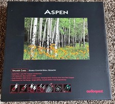 Audioquest Aspen Bi-Wire Biwire Speaker Cables - 6ft