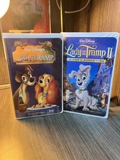Lady and the Tramp  Lady and the Tramp II Scamp's Adventure 2 VHS Movies