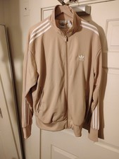 adidas Originals Firebird Mens Tracksuit Jacket  Pants 2 Piece Set Magic Beige