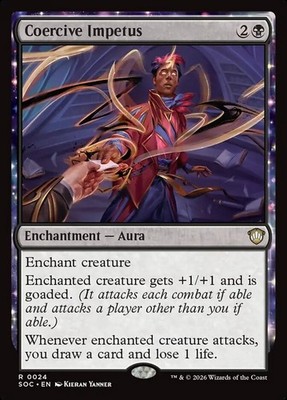 Coercive Impetus - #24 - Commander: Secrets of Strixhaven - NM MTG