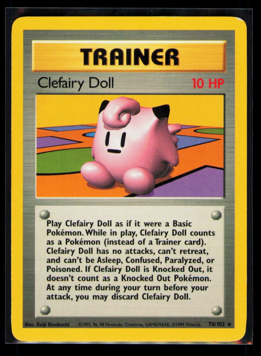 Clefairy Doll Rare Base Set 070/102 NM