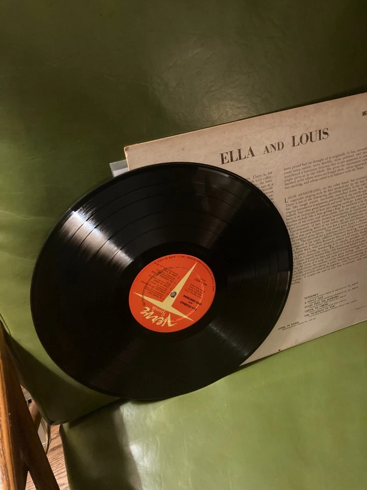 Ella And Louis LP Vinyl Mono 1956 First Pressing Strong VG Nice! Rare! - Image 3 of 3