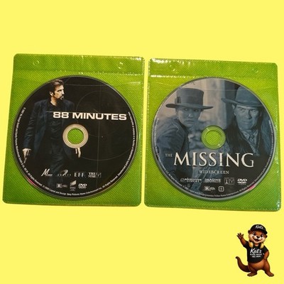 88 Minutes / The Missing DOUBLE FEATURE DVD Discs ONLY Bilingual