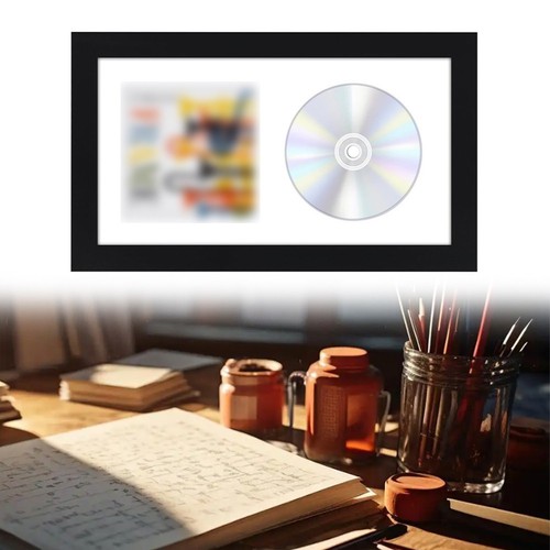 Sturdy and Elegant CD Display Frame Perfect for Any Music Lover's Collection - Picture 6 of 7