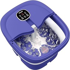 HOSPAN FS02A 2023.8 Upgrade Collapsible FootSpa Electric Rotary Massage - PURPLE